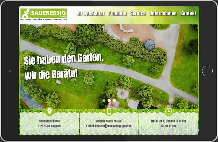 Beispiel Webdesign